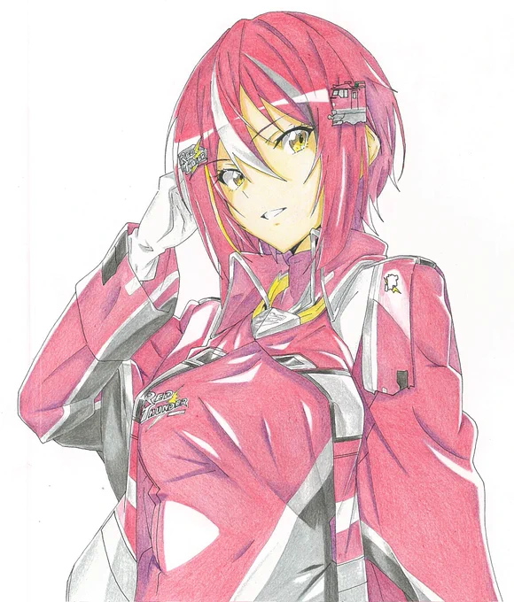 #鉄道擬人化 EF510形交直流式電気機関車 [REDTHUNDER] 後藤アカリ