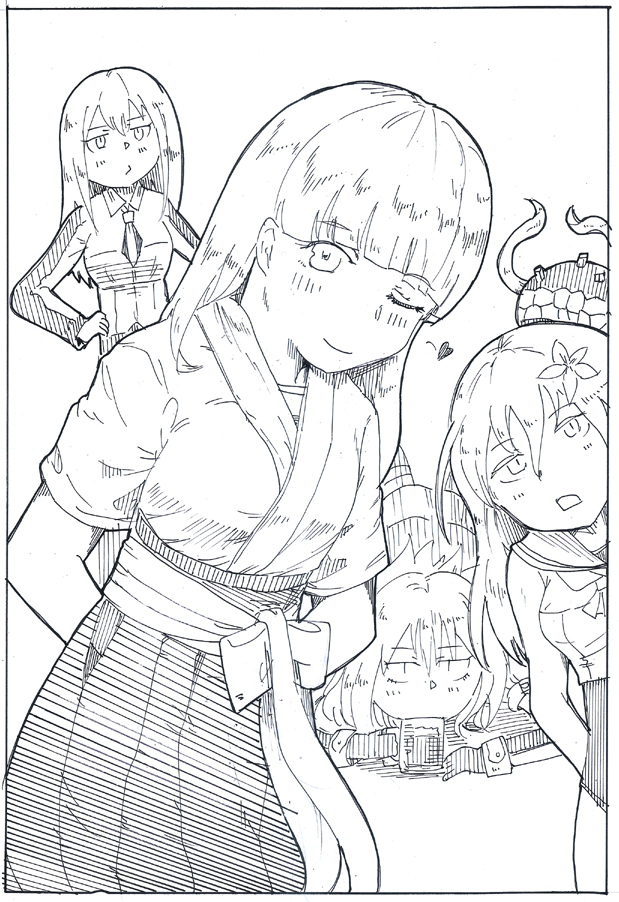 神鷹ちゃんの髪を下ろしてみよう委員会に入りました 