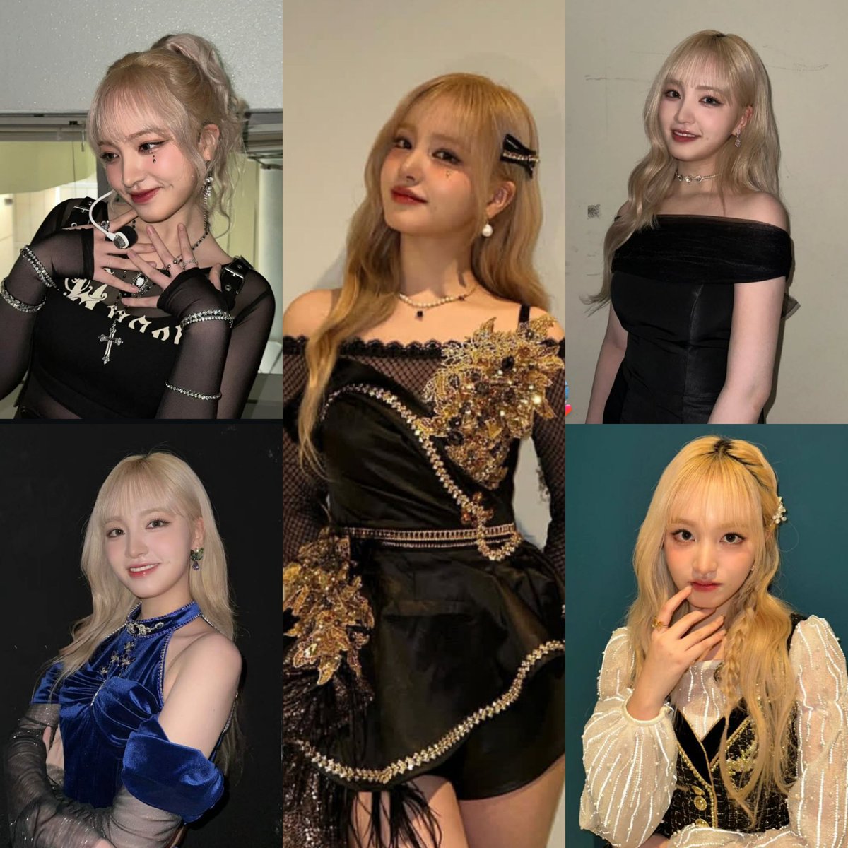 Dy_kimdobby's tweet image. we all know that "jang wonyoung's makeup"
Liz's poses before and after being asked to be Jang Wonyoung 
He who always smiles when taking photos, and now Jang Wonyoung's expression...