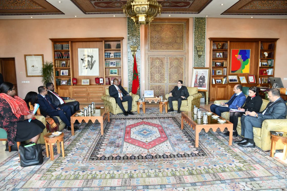 🇲🇦-🇸🇷I El Sr. Nasser Bourita se ha reunido, hoy en Rabat, con el Ministro de Asuntos Exteriores, Comercio Internacional y Cooperación de la República de Surinam, Sr. Melvin Bouva