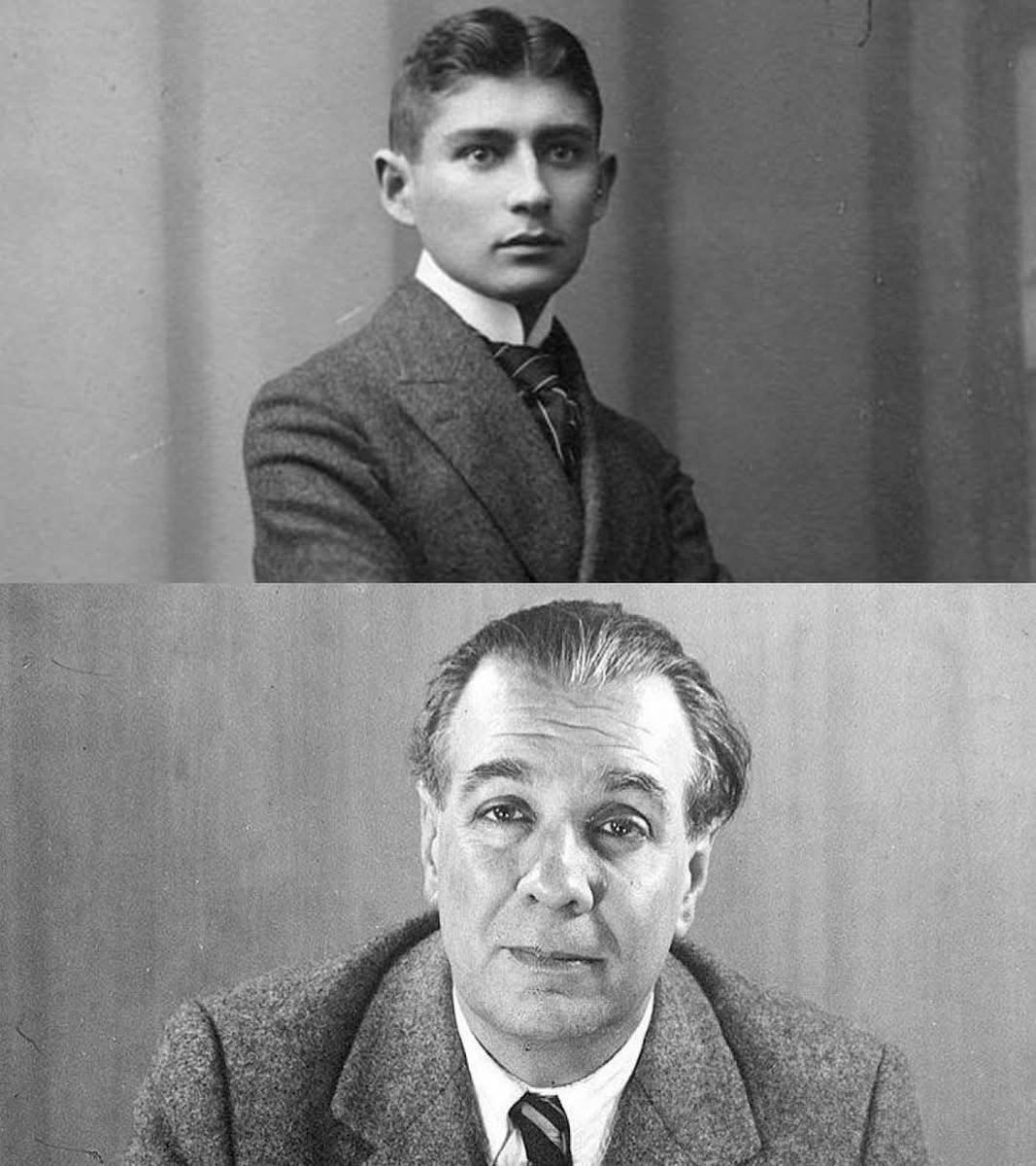 Borges delinea estas bellas y memorables alusiones en referencia al inmortal Franz Kafka.

"Kafka ha sido uno de los grandes autores de toda la literatura. 
Para mí es el primero de este siglo. Yo estuve en los actos del centenario de Joyce y cuando alguien lo comparó con Kafka