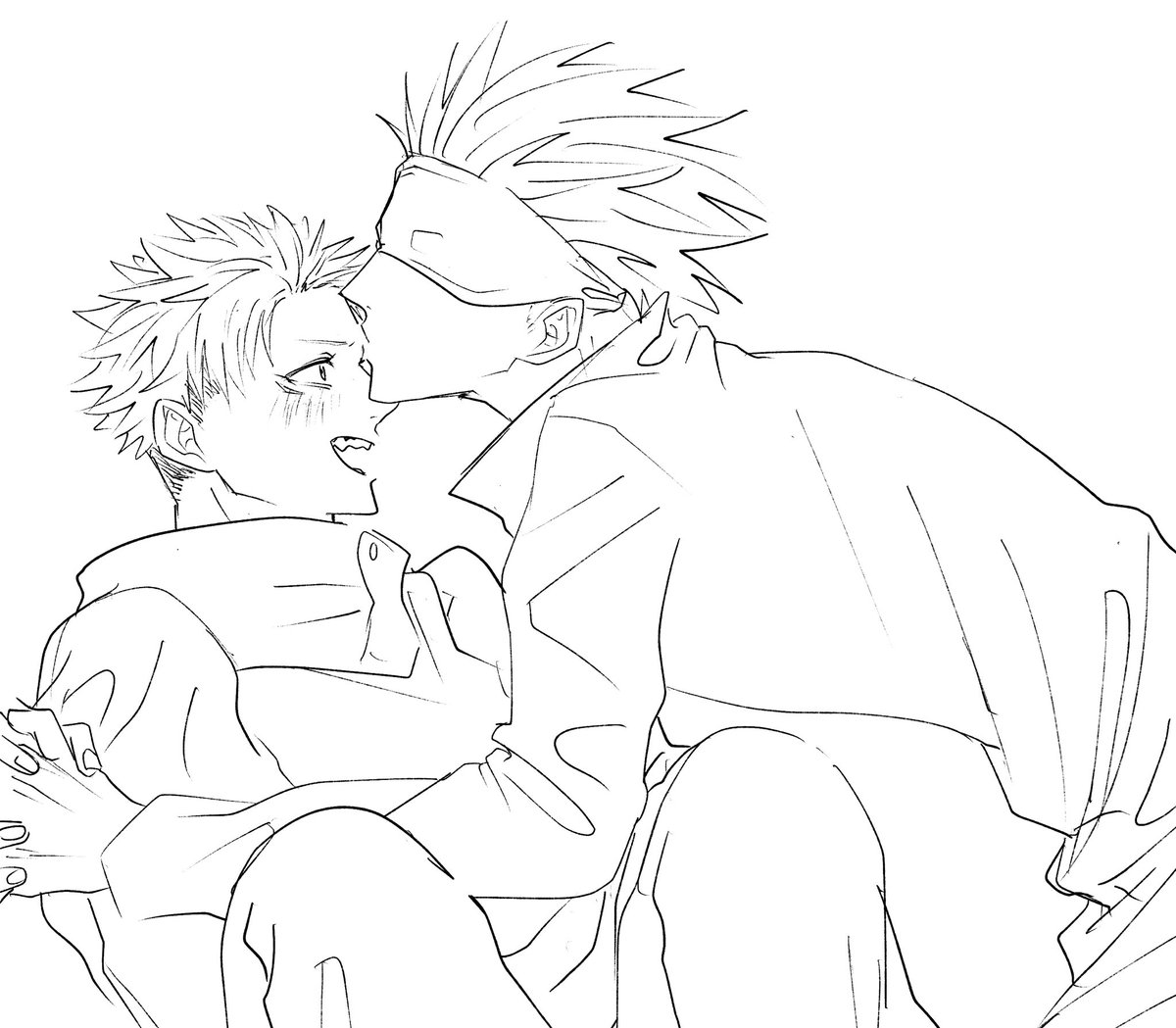 vo7274's tweet image. 五悠いっぱいチュキ