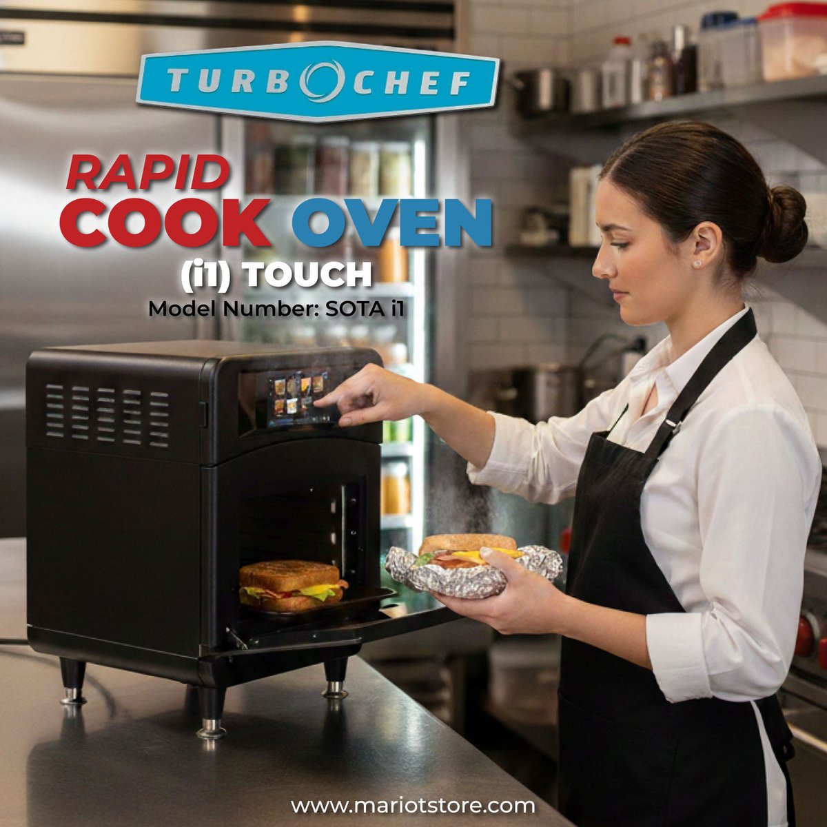 MariotUae's tweet image. TurboChef Rapid Cook Oven with Touch Control – speed meets precision! Perfect for high-volume kitchens.
Shop Now:
mariotstore.com

 فرن توربوشيف للطهي السريع بشاشة لمس – حيث تجتمع السرعة والدقة! مثالي للمطابخ عالية الإنتاج

#TurboChef #RapidCookOven #TouchControl #SOTA
