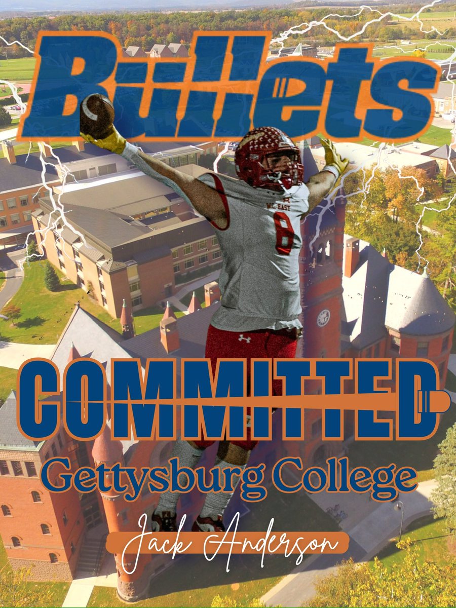jack_and08's tweet image. I am extremely excited to announce my commitment to Gettysburg College!! I can’t thank my family, friends, coaches, and teammates enough for getting me where I am today. Thank you as well to @DbeardDan and @Coach_MikeGreen for this opportunity! #GoBullets #BeGreat
@WCEastFootball