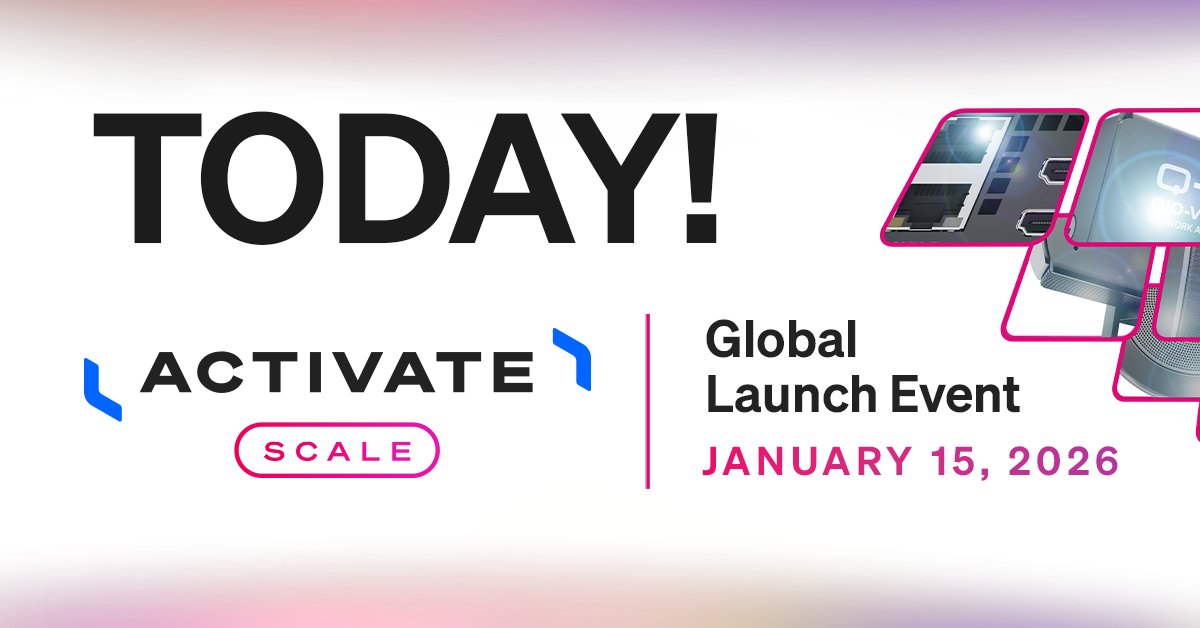QSYS_AVC's tweet image. TODAY'S THE DAY!🤩 

Q-SYS Activate is starting soon - tune into one of three live broadcasts for multiple product launches, new training, and a game-changing approach to collaboration spaces with Q-SYS.

See you soon! bit.ly/49Vwplt

#QSYS #AVTweeps #Collaboration