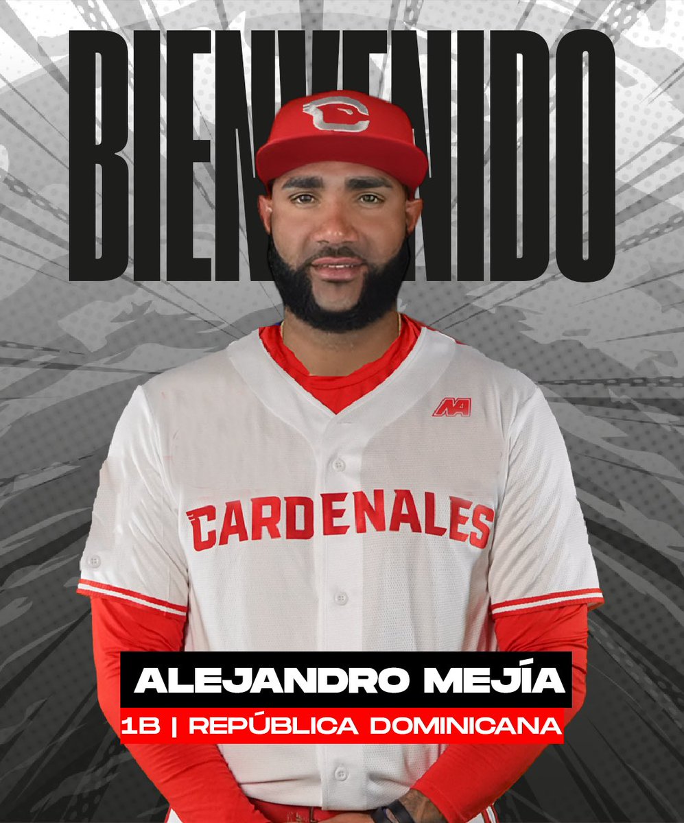 ¡BIENVENIDO SAMURAI! 🇩🇴

Anunciamos la contratación del primera base dominicano Alejandro Mejía, quien estará reforzando nuestra ofensiva.  

Mejía llega hoy al país y entrará en el roster por el lanzador derecho Miguel Gomez. 

#SomosUno🆑