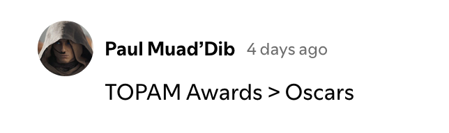 Officially recognized by <a href="/trygraptor/">Paul Muad’Dib</a>