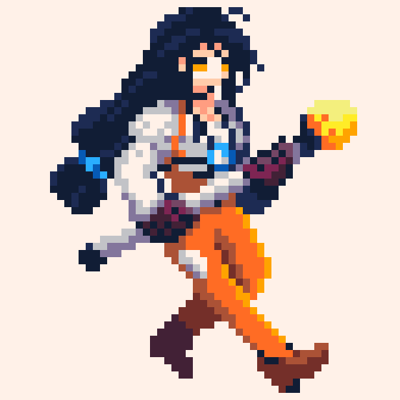 Garnet birthday today 🧡
#ドット絵 #pixelart