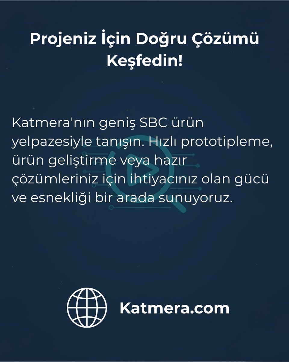 katmeracom's tweet photo. Eksiksiz bir bilgisayar, tek bir kart! 🖥️⚡
Katmera SBC serisi; işlemci, bellek ve tüm I/O portlarını bir arada sunarak "tak-çalıştır" kolaylığı sağlıyor. Prototipleme sürecinizi hızlandırın, projelerinizi hemen hayata geçirin. https://t.co/7RDVD1Hdzb
#SBC #SingleBoardComputer https://t.co/pUXg5iAIiG