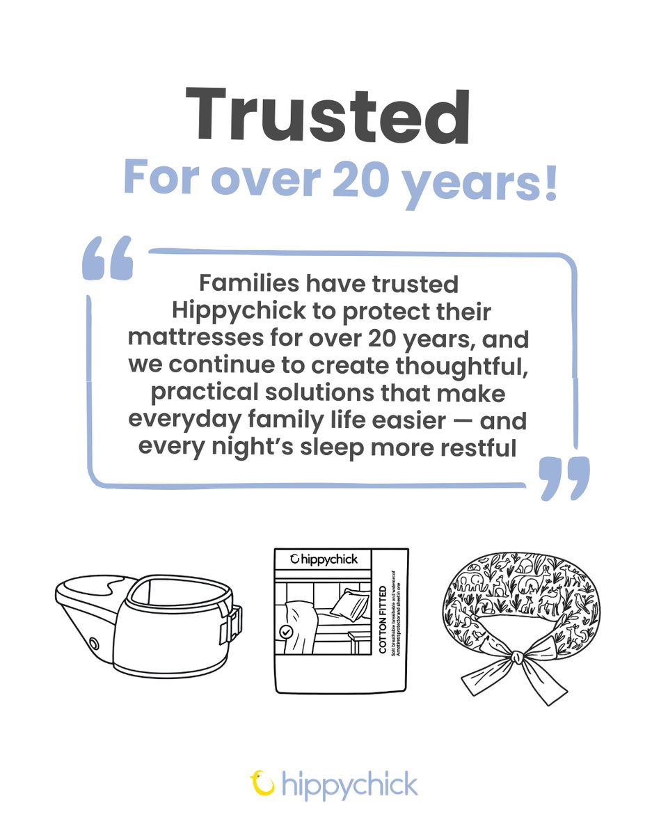 hippychick_com's tweet photo. 🛏️✨ Did you know that quality bedding protection can make a world of difference?⁠
⁠
Our bedding protection is now 15% off!  A healthier sleep starts here.⁠ https://t.co/cIxTLlsn86