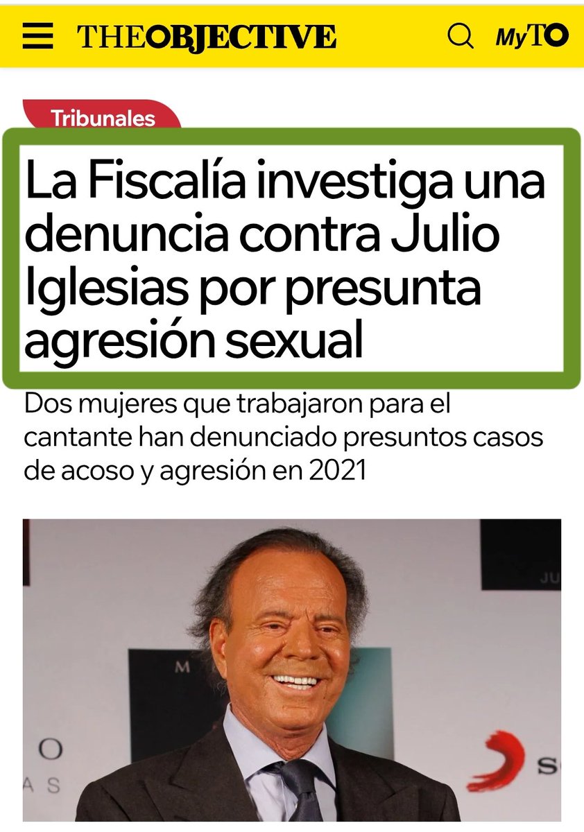 ¿Se entiende así que nos distraen con Julio Iglesias para tapar lo de Zapatero?