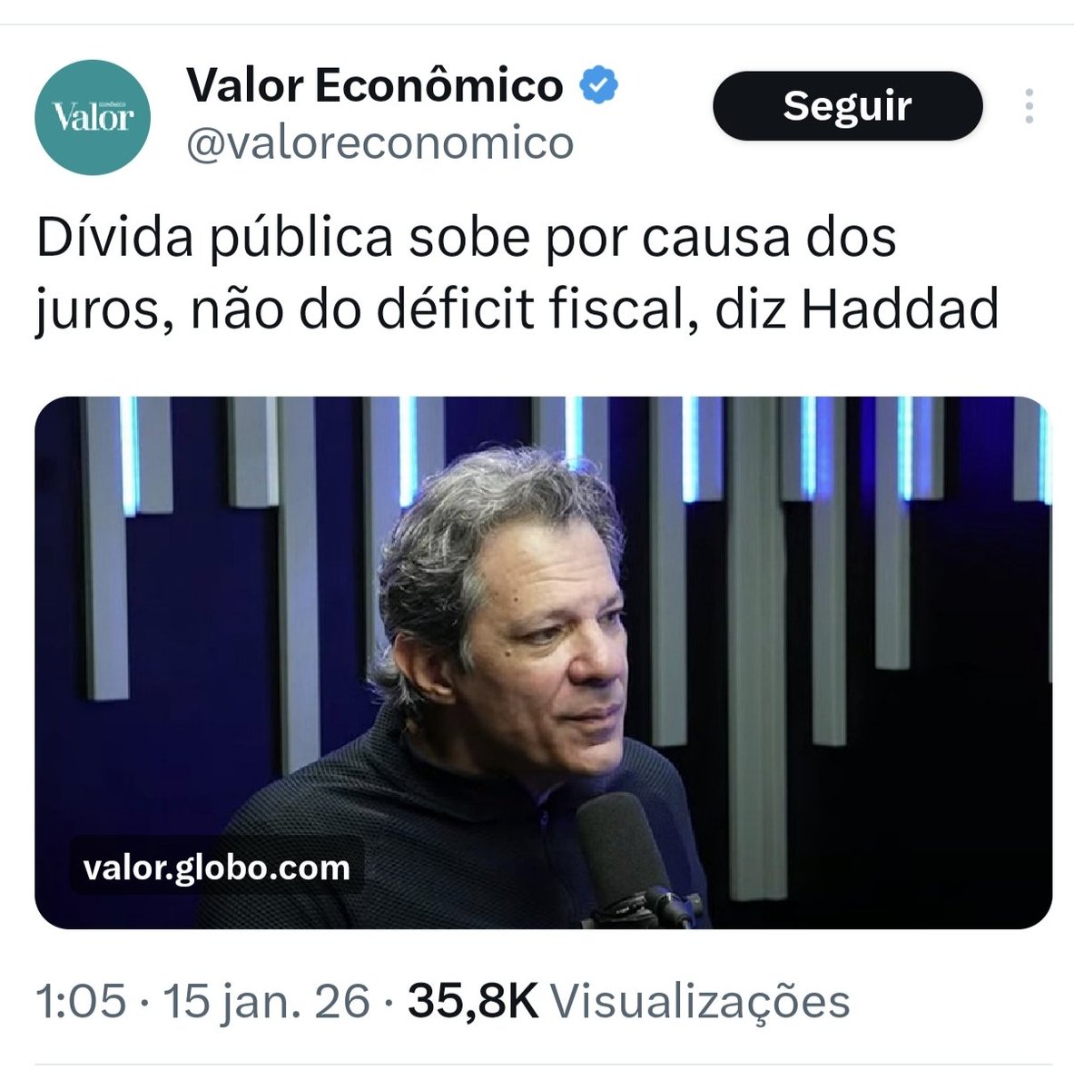 URGENTE!
Ministro professor Haddad fez uma descoberta!