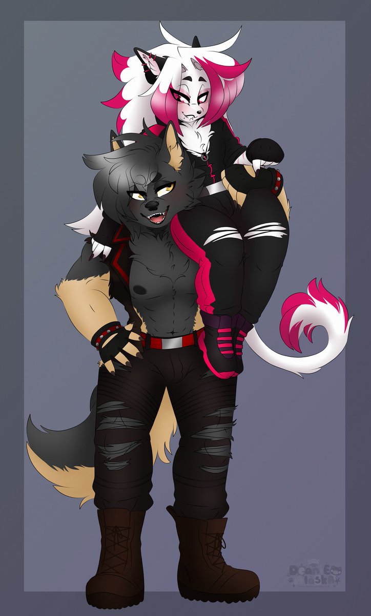 Art for my friend <a href="/123done4/">Done</a> :3

Seth belongs to them
Dante belongs to me
🎨: Me