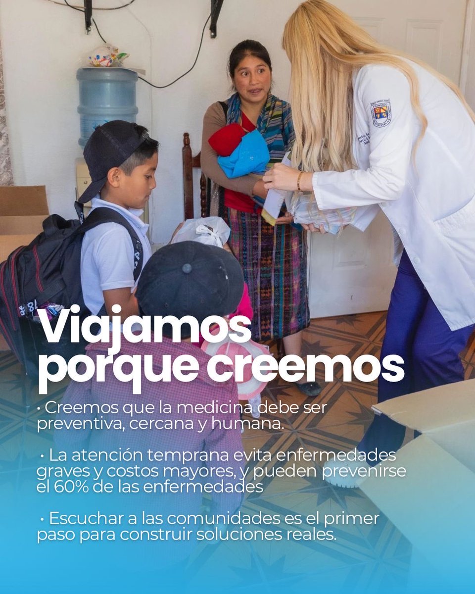 En el interior de Guatemala:
-66.3% pobreza, hasta 90% en Alta Verapaz.
-53% desnutrición crónica en zonas rurales y en algunas hasta 70%.
-A +3 horas de cualquier atención básica.
Por eso existe Tu Doctora en Casa: consultas, prevención y atención llegando directo a comunidades.