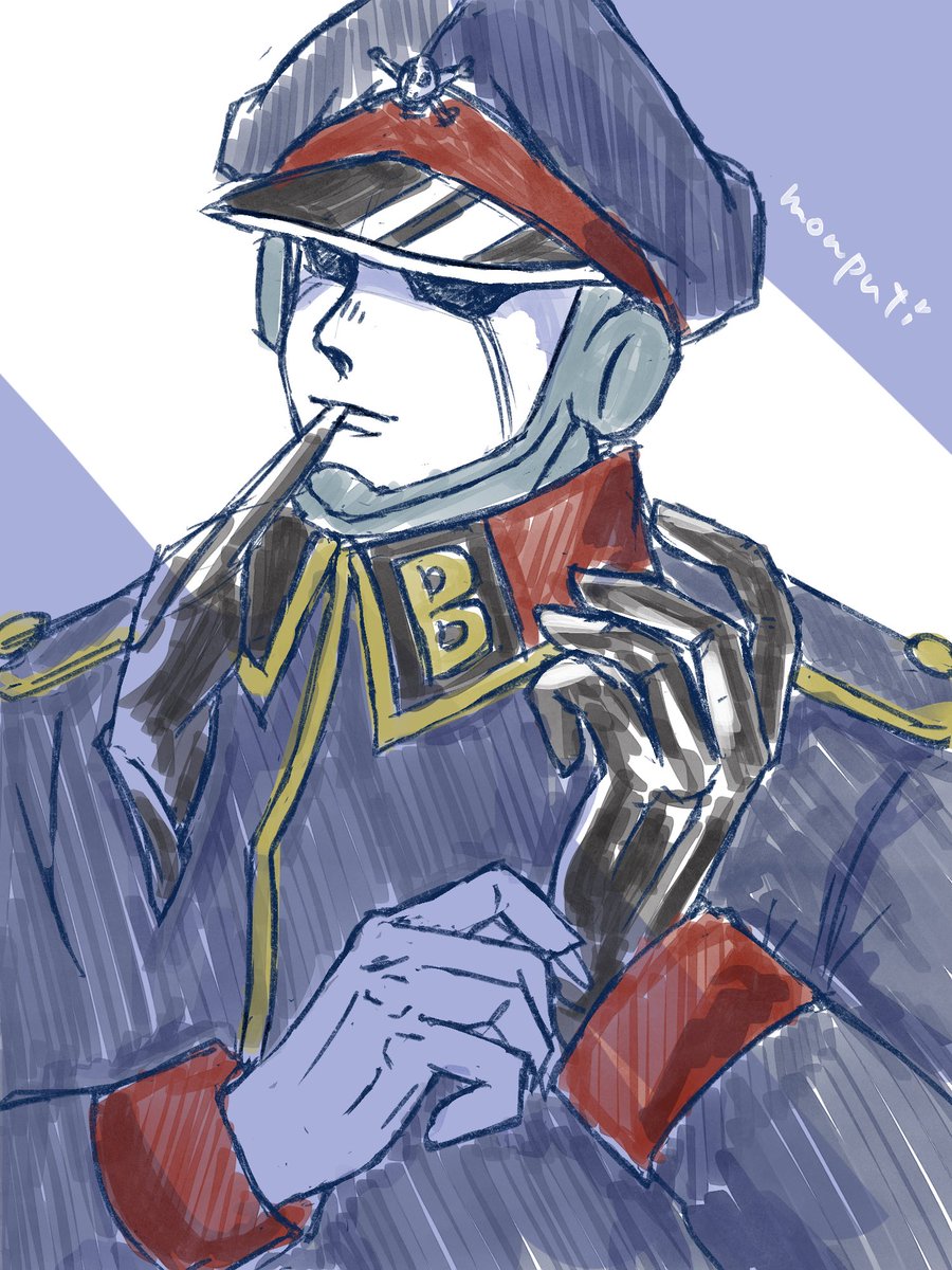 カラーイラスト描いた後って無心で落書き描いてしまいがち🫠