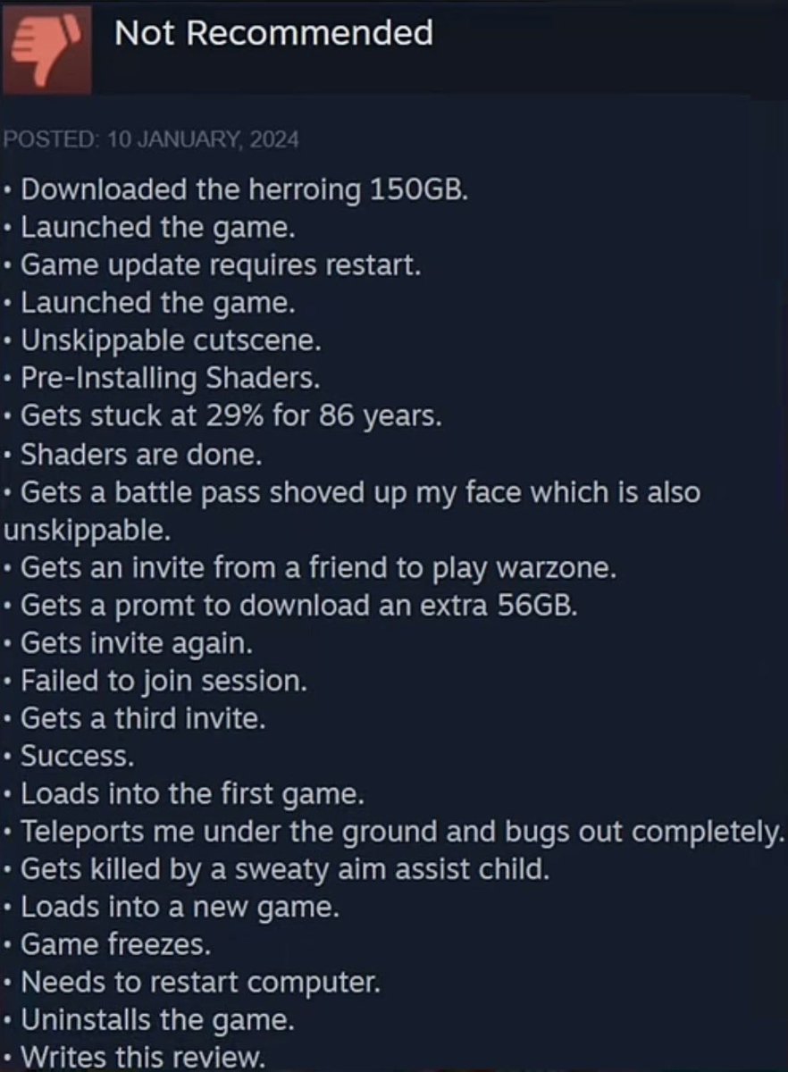 OddSteamReviews's tweet image. Call of Duty: Warzone