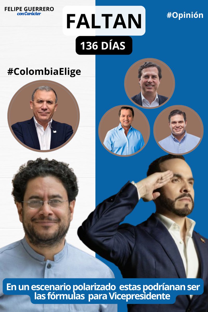 PipeGuerreroCh's tweet photo. En un escenario polarizado, la vicepresidencia dejó de ser decorativa. Hoy es la pieza clave para convertir identidad en poder real.@ABDELAESPRIELLA 
@IvanCepedaCast @RoyBarreras @juanmanuelgalan @PinzonBueno 
@lunadavid https://t.co/DT6jjkEOaz