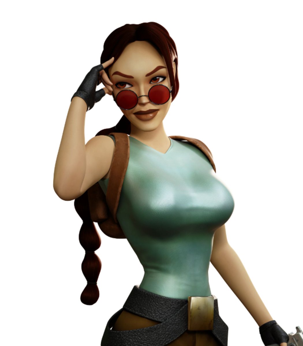 Dexerto's tweet image. First look at Sophie Turner as Lara Croft