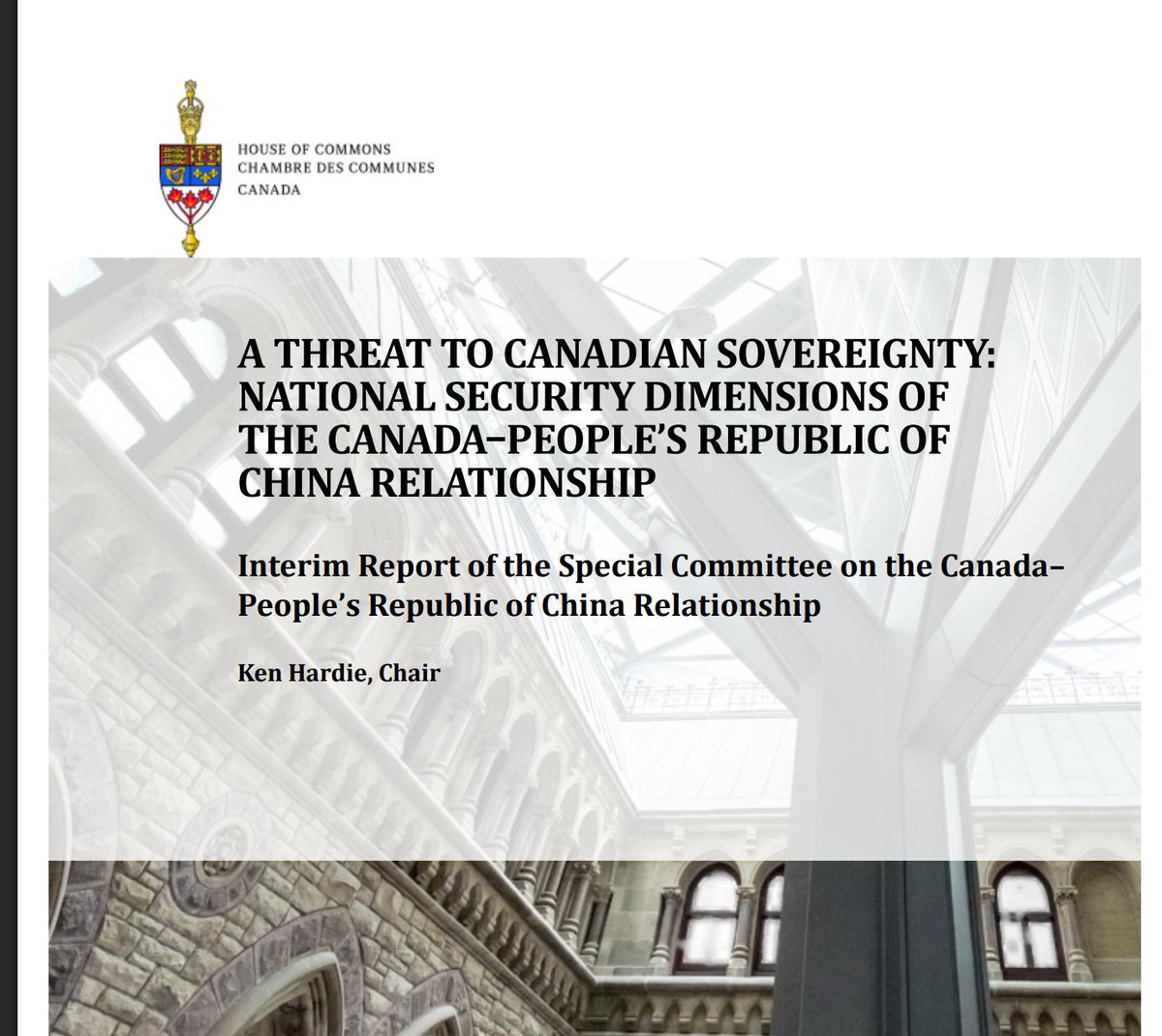 Tablesalt13's tweet image. 🚨SOMETHING IS WRONG IN CANADA, OKAY?

We went from this 2023 report which concluded that China "undermines our democratic institutions and our fundamental rights and freedoms.”

To Mark Carney discussing "security" with the Communist Party of China

in under 2 years!