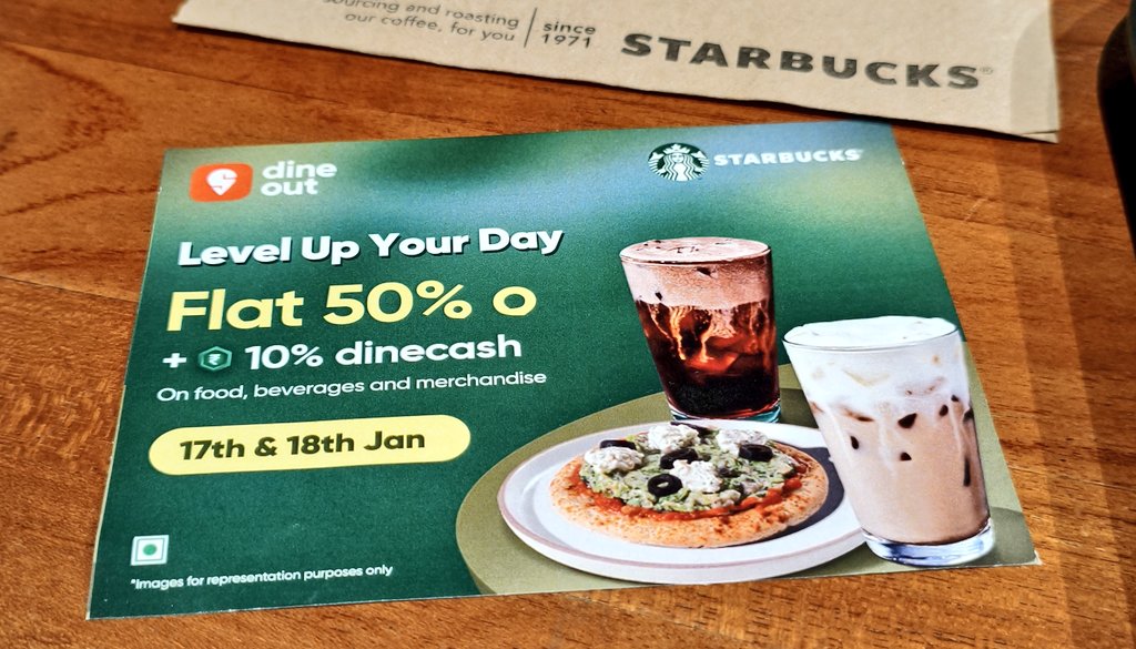 I could get behind this one 😊

<a href="/swiggydineout/">Swiggy Dineout</a> <a href="/Starbucks/">Starbucks</a>