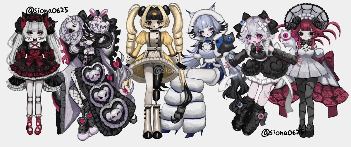 siona0625's tweet image. キャラデザ好きな私のOCｽﾞ