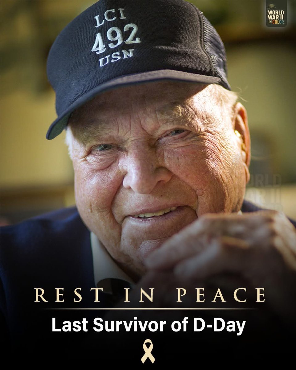 marcorandazza's tweet image. Stan Nelson.  Last survivor of D-Day.