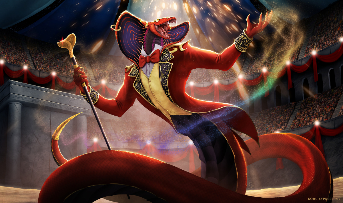 "Are you not entertained?"
► Timelapse: youtu.be/pk9kNc6P_v4
#dndcharacter #commissionopen