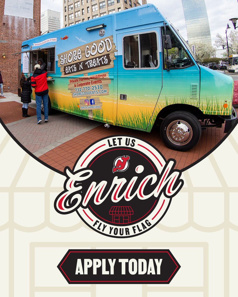 NJDevils's tweet image. Here for the businesses building Jersey from the ground up. 

Enter your business into our Enrich program today for the chance to win a $250K partnership media package and more.

🔗Apply here: bit.ly/4qig401