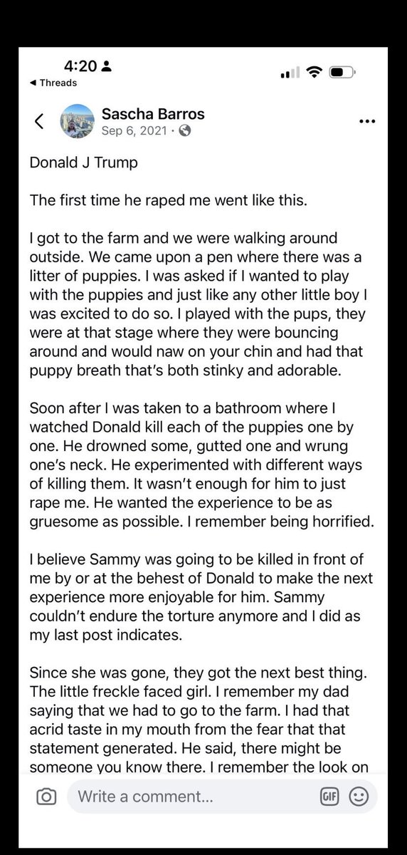EscanorReloaded's tweet photo. Is Donald Trump a violent pedophile?
Does he practice satanic ritual abuse on his victims?
Are they all this way? https://t.co/tZgWtA1a65