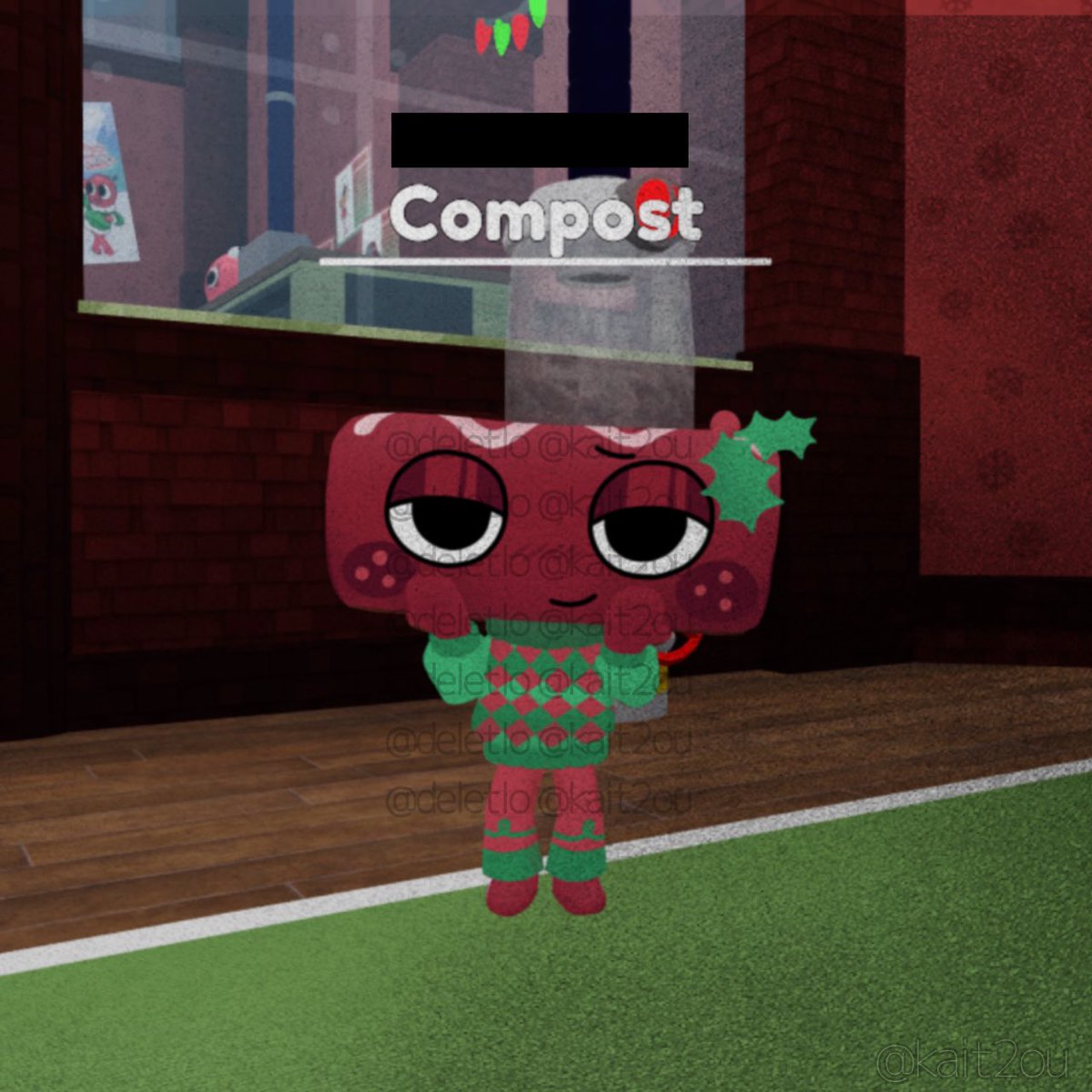 kait2ou's tweet image. For my birthday wish ……… I kinda want everyone to draw Velvet Cake cosmo .. 🫠 

#dandysworld