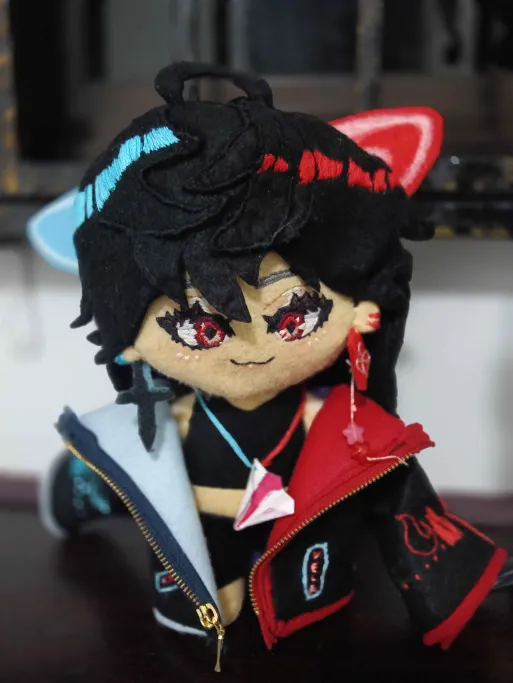 TeneIsHere's tweet photo. Hi! I'm a Vtuber who loves to makes plushes on stream! This is my official first plushie raffle! 

Comment with a PNG of who or what you'd like to see as a plushie on stream next!  ✨💚 

**NO NSFW, Tene reserves right to refuse any plushie designs. https://t.co/t8f5MJKqRU