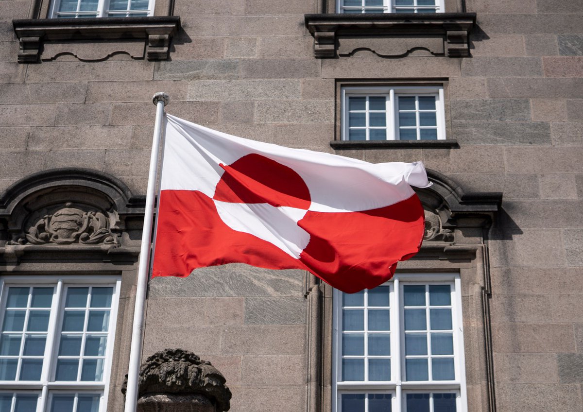 The Danish Parliament to Fly the Greenlandic Flag, Erfalasorput, on Friday 🇬🇱

🔗 thedanishparliament.dk/en/news/2026/0…