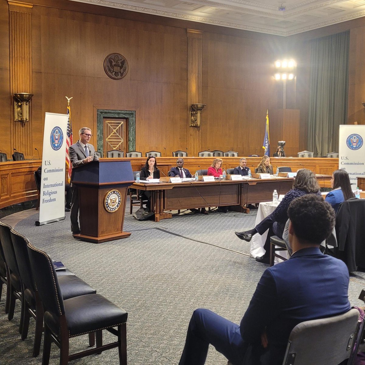 The United States is a Christian nation founded on Christian principles. We have a unique duty to defend Christians wherever they are being persecuted.

Thank you <a href="/USCIRF/">USCIRF</a> for allowing me to speak on this important issue.