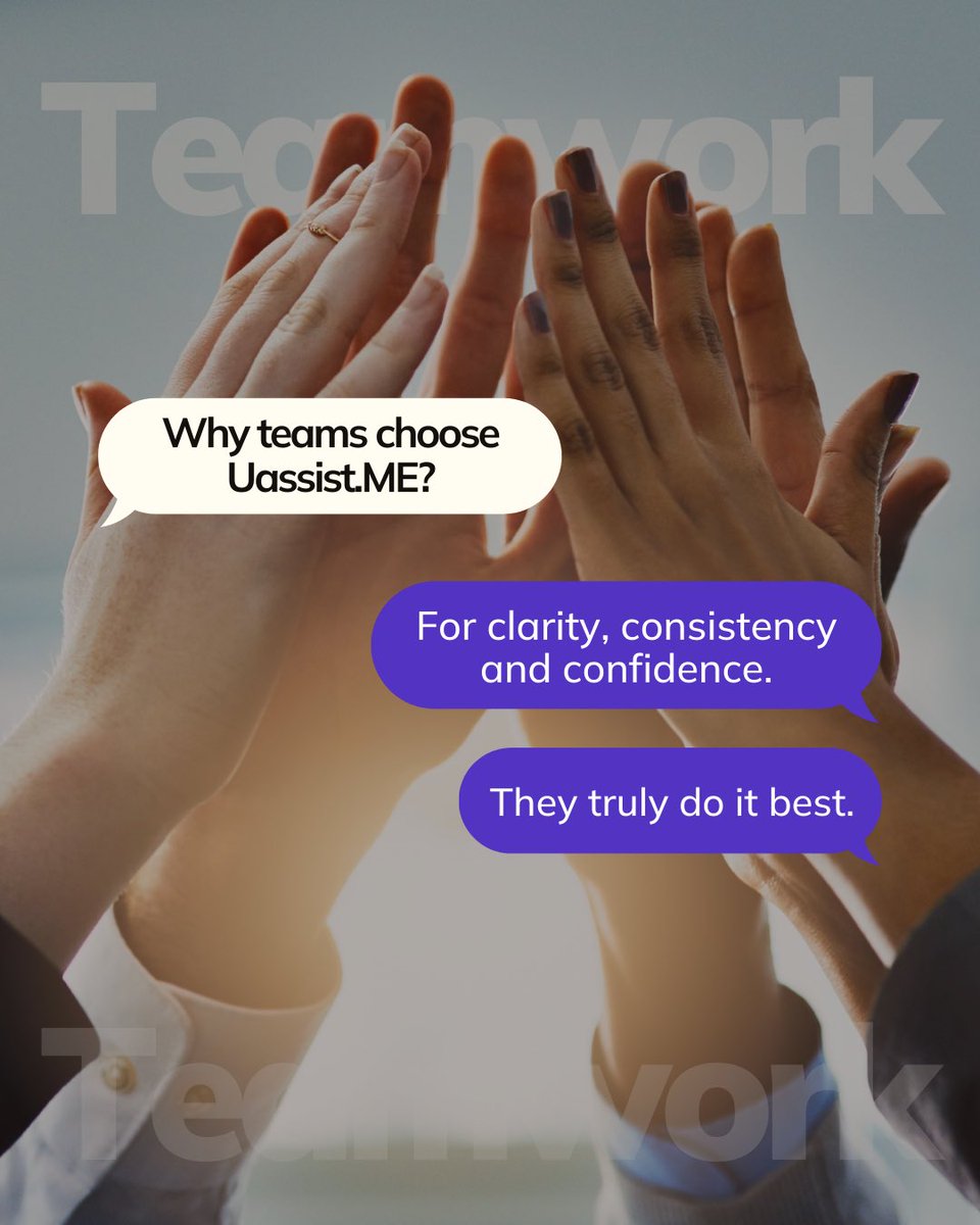 Reliable support goes beyond filling roles ⚙️

It is about building systems that work.

The right mix of people, process, and experience helps teams operate with focus and confidence ✨

See the difference →
🔗 uassistme.com