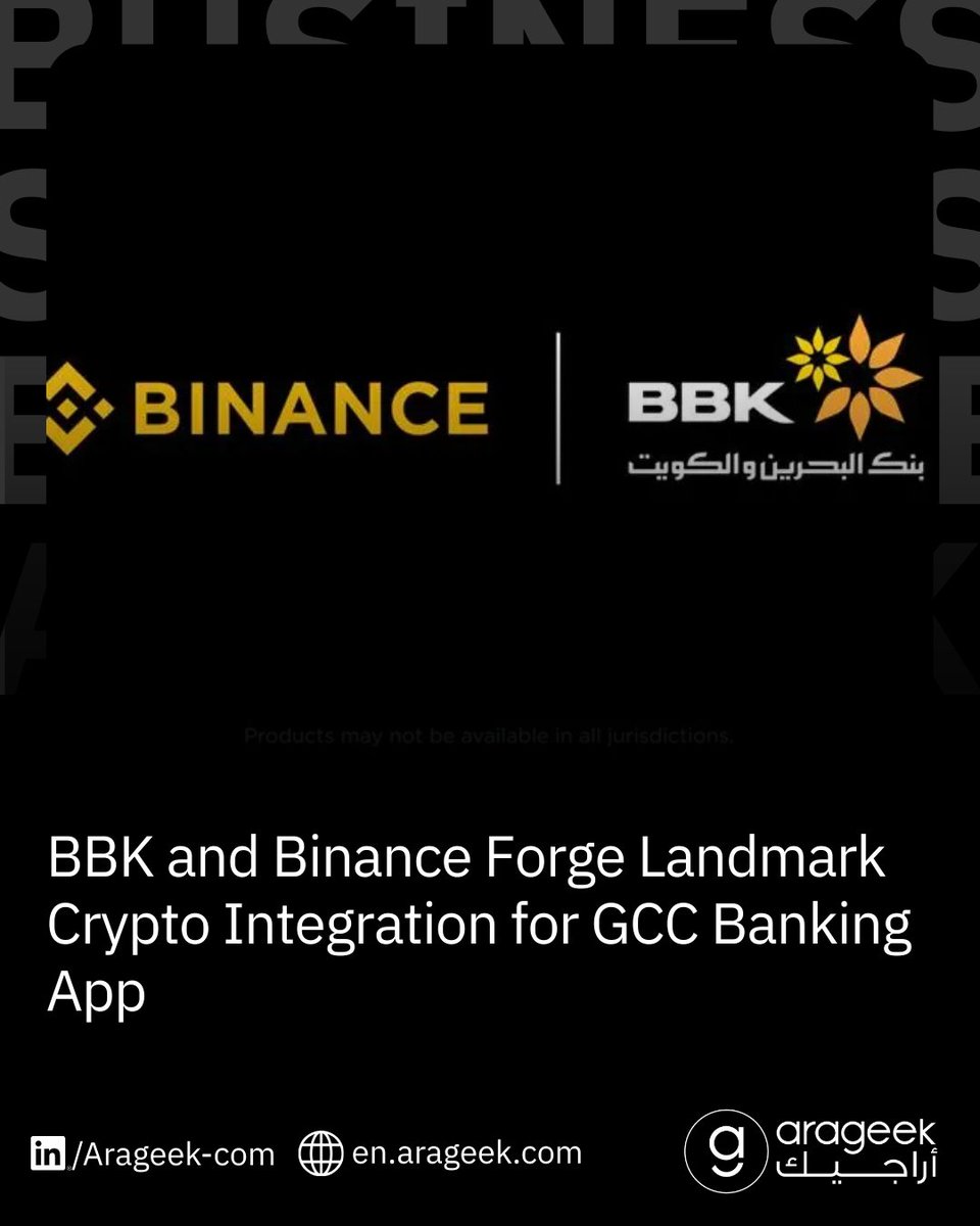 Bank of Bahrain and Kuwait has signed an MoU with Binance Bahrain to  integrate “crypto as a service” into its banking app, pending regulatory  approval—potentially a GCC first. BBK chief executive Yaser