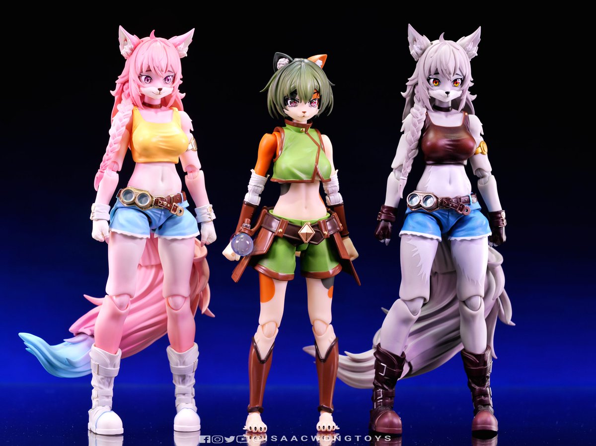 Size Comparison Time🐱 [LADoTOYS] 1/12 Mystic Land - Tonia Tigris
