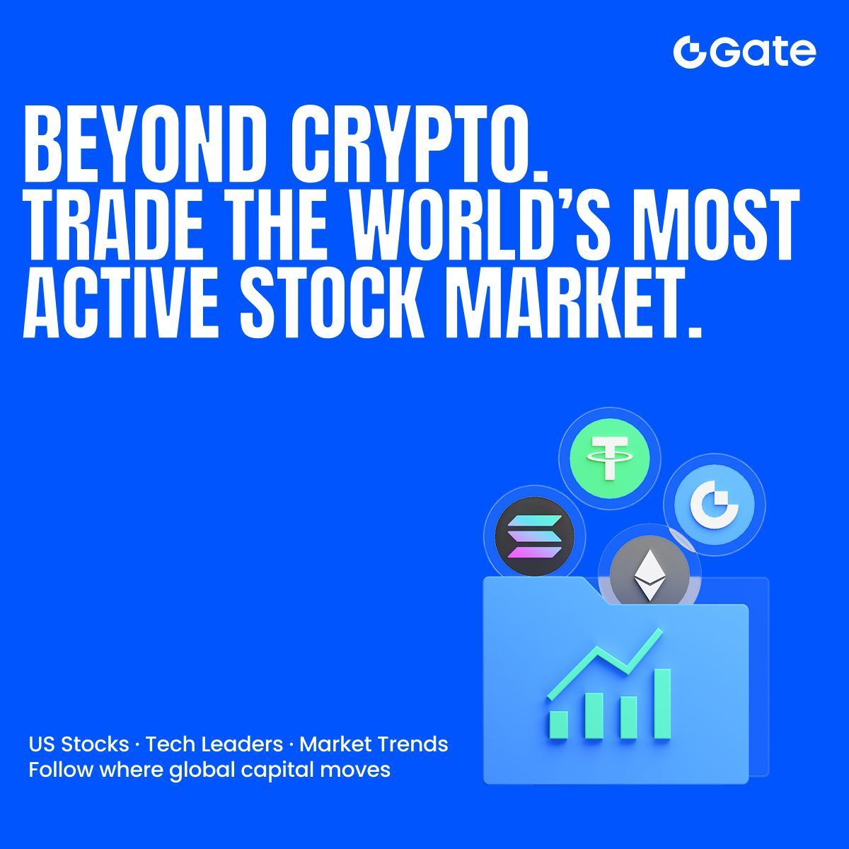 You know crypto. Now conquer the entire market. 📊 Beyond BTC & ETH, trade  US stocks, tech giants, and global themes. Same skills. Bigger stage. ✓  Unify Crypto & TradFi ✓ Start