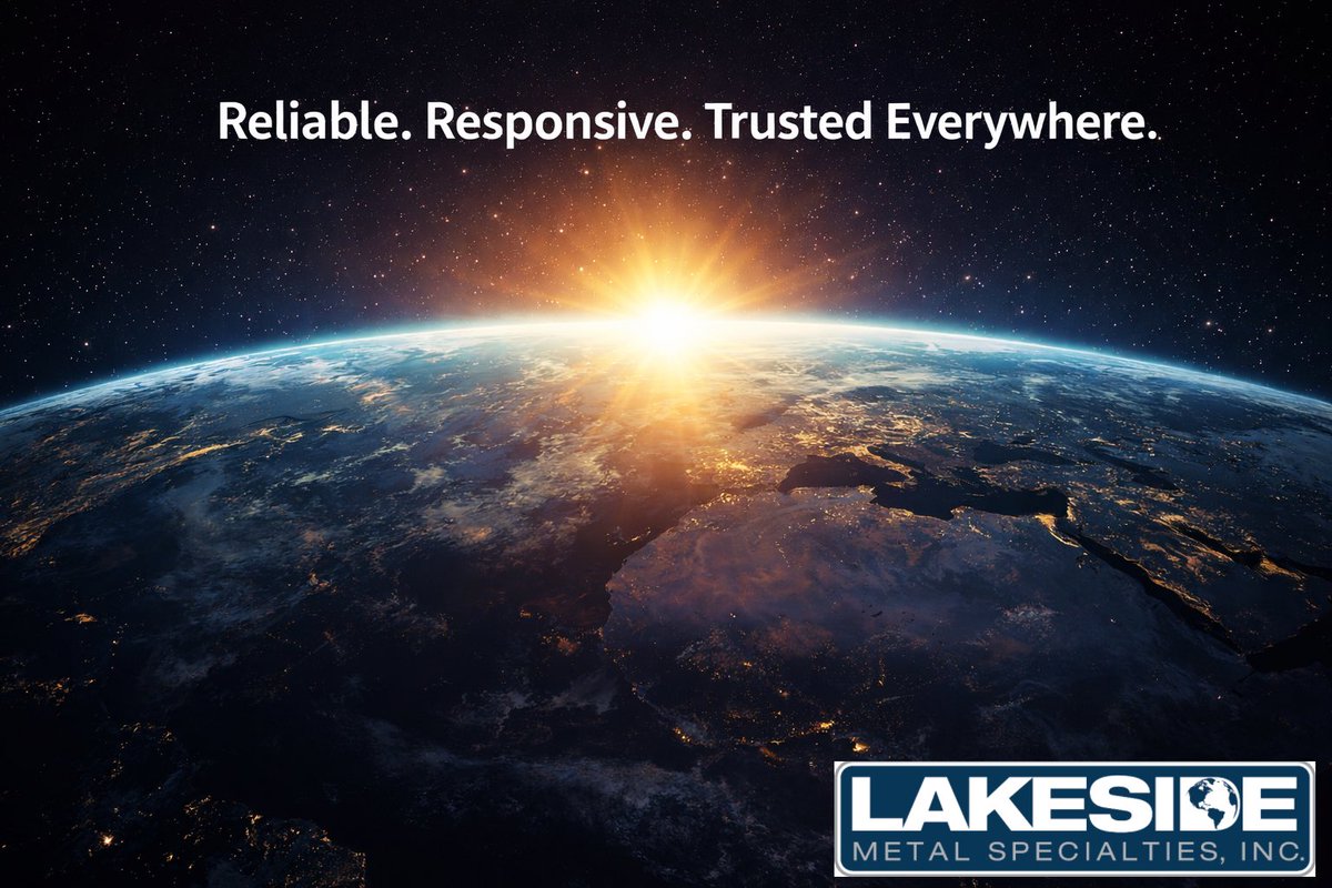 ben_oskarsson's tweet image. 🌍 A new year, new opportunities.
As 2026 begins, Lakeside Metal Specialties, Inc. is looking ahead with enthusiasm - for growth, innovation, and continued collaboration. 
#2026Momentum #ManufacturingExcellence #GlobalSourcing #DomesticManufacturing #3PL #SupplyChainManagement