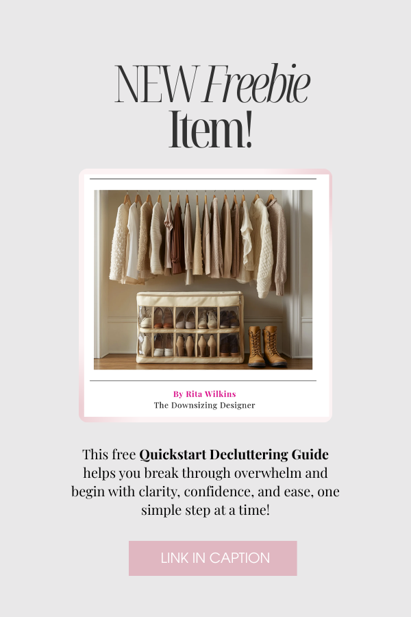 Iam_RitaWilkins's tweet image. ✨ Ready to start without overwhelm? This free Quickstart Decluttering Guide helps you begin with clarity and confidence, one simple, doable step at a time. 💛 

👉 Get Yours Here: zurl.co/oJvG4  

#RitaWilkins #TheDownsizingDesigner #DeclutterYourLife #Minimalism