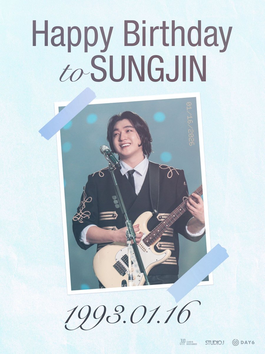 📢 성진 생일 기념 해시총공을 종료합니다❕

1월 16일, 성진의 생일을 진심으로 축하합니다 🥳

#마이데이의_앵콜_성진아_생일축하해
#HAPPY_SUNGJIN_DAY

올해 첫 총공도 함께해 주신 마이데이 감사합니다!
새해 복 많이 받으시고, 기분 좋은 하루 보내세요 🪽

#성진 #SUGNJIN
#DAY6 #데이식스