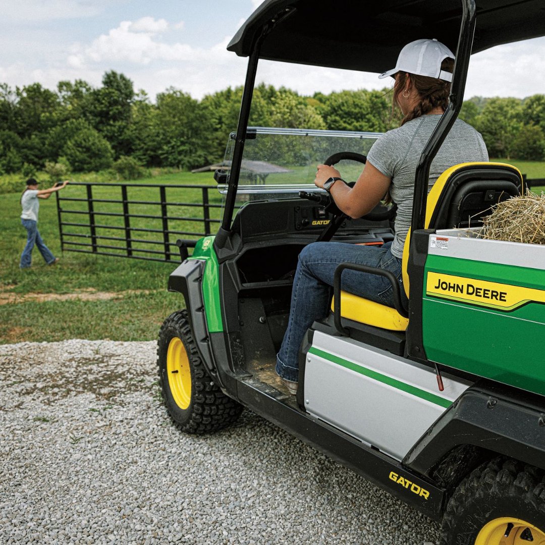 Quiet enough for the barn, tough enough for chores. Meet the new John Deere Electric Gator™

US Equestrian members can save up to 28% off new John Deere equipment! For more information on your discount contact @myequinediscounts or call 877-576-6872.
