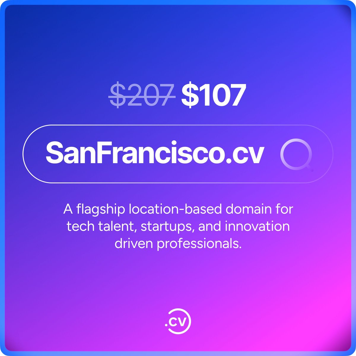 hellodotcv's tweet image. 🌉💡 Where innovation lives.

#sanfrancisco #startups #tech #founders #innovation