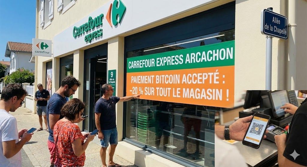 JUST IN: Grocery store Carefour to offer 20% discounts on Bitcoin payments

Bitcoin as everyday money 🔥