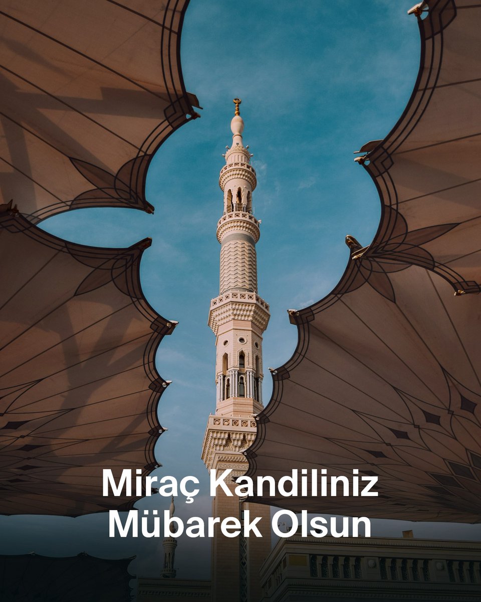 Tüm İslam âleminin Miraç Gecesini kutlar, bu mübarek gecenin, İslam dünyasının ve tüm insanlığın içinde bulunduğu sıkıntılardan kurtuluşuna ve hidayetine vesile olmasını Cenâb-ı Hak’tan niyaz ederiz.