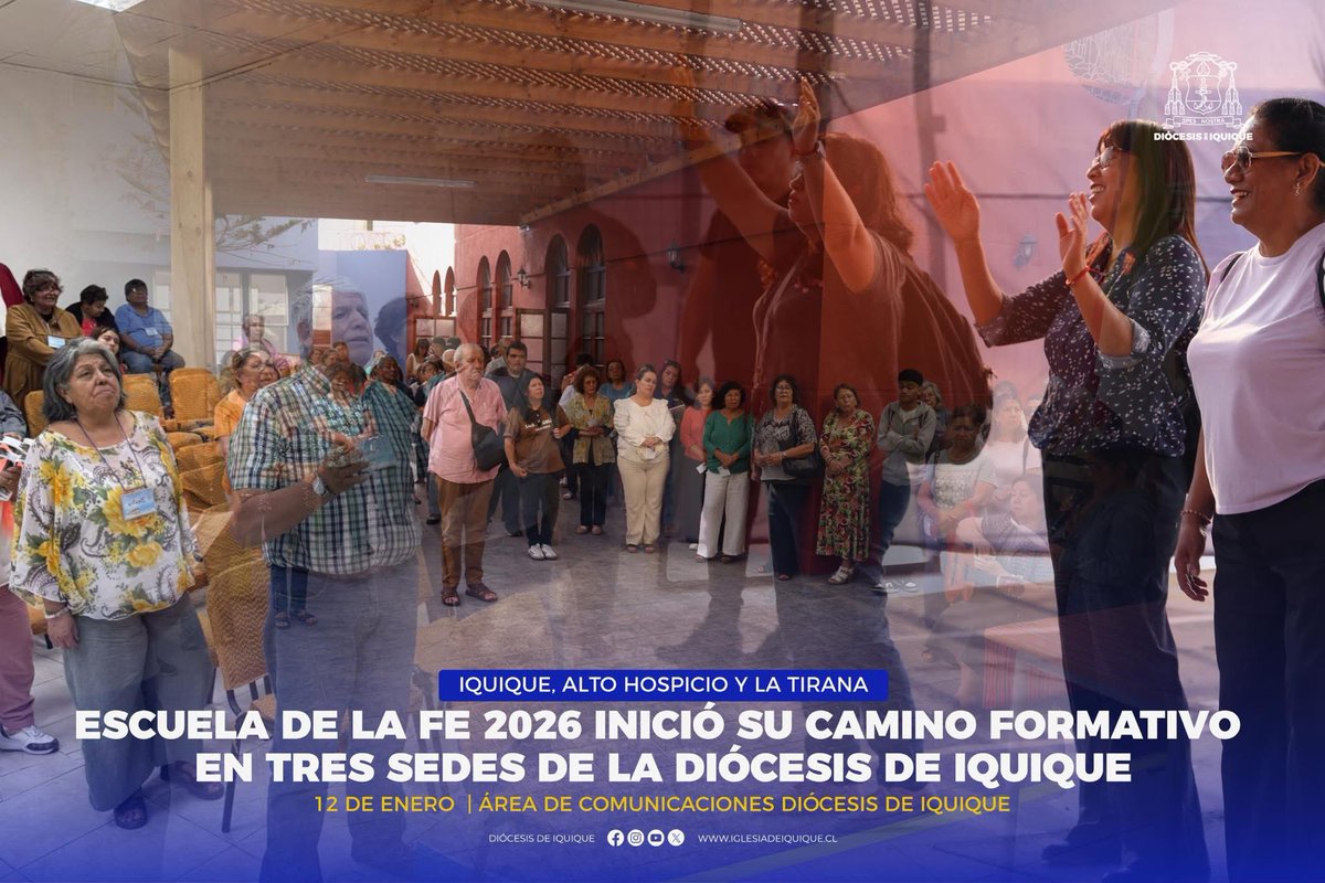 ESCUELA DE LA FE 2026 INICIÓ SU CAMINO FORMATIVO EN TRES SEDES DE LA DIÓCESIS DE IQUIQUE

NOTA COMPLETA: iglesiadeiquique.cl/noticias/escue…