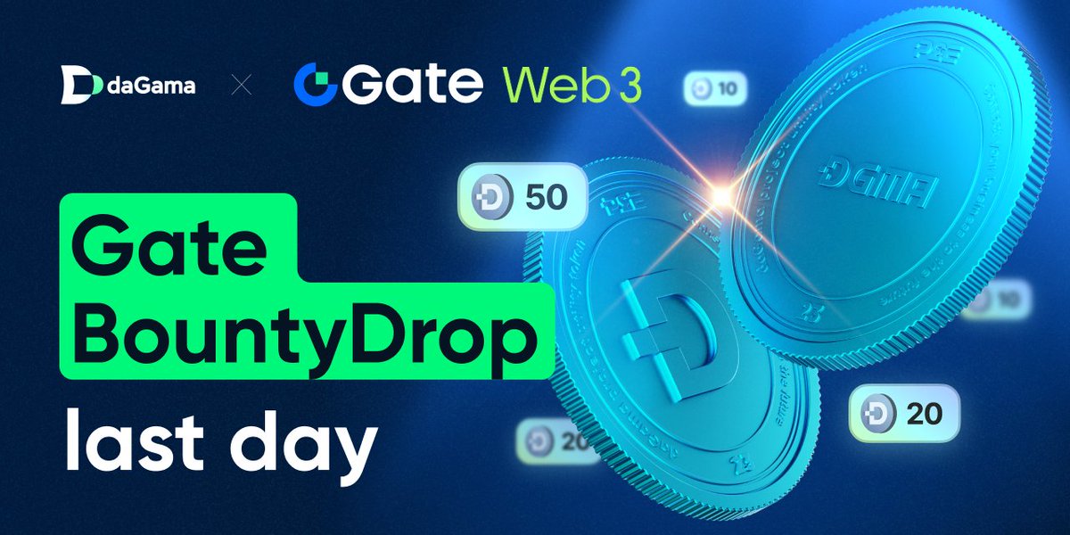 Gate BountyDrop: last day 🔔

Only 1 day left until the <a href="/Gate/">Gate</a> BountyDrop ends! Join the campaign and share a $10,000 prize pool in $DGMA tokens and XP points.

Tasks are still available here:
t.cdapp.net/4gJggf