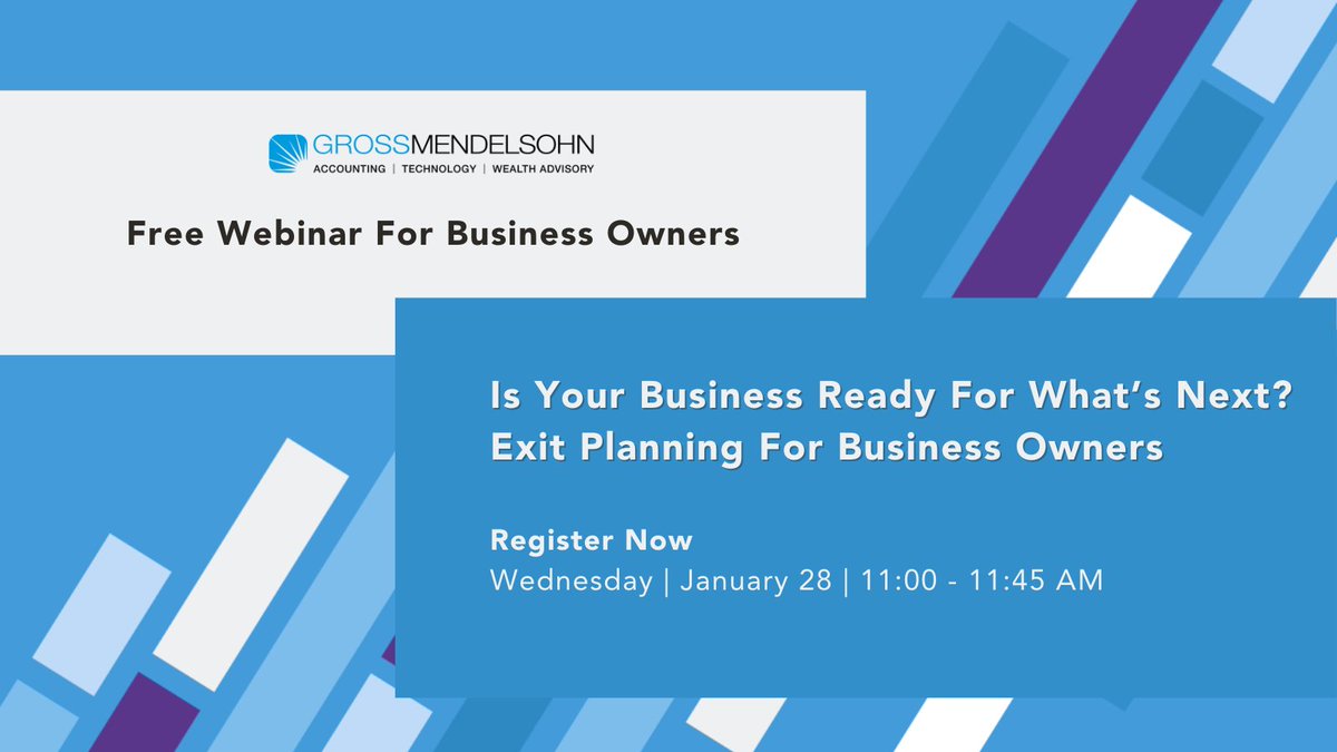Calling all business owners! ☎️

Learn when to start exit planning, how to boost business value and what steps lead to a smoother transition. 

Register today 👉 hubs.li/Q03Yk3130
