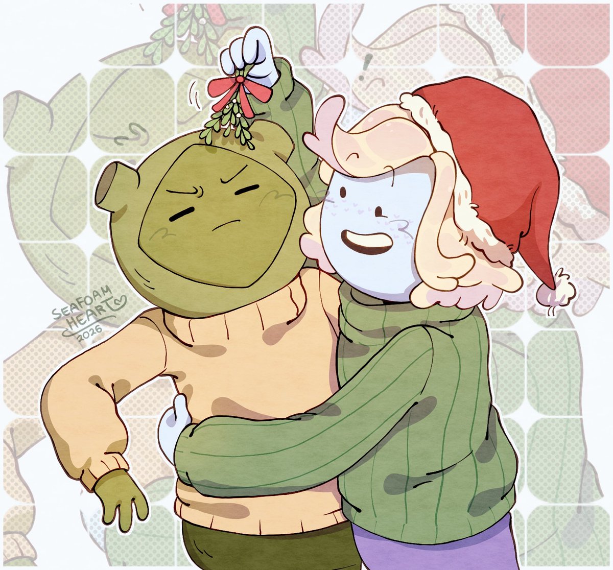 Seafoamheart_'s tweet photo. Arts I (supposedly) made for xmas π€«
#horrorsans #stanpines #fernthehuman #yumeship #GFspringbreak https://t.co/Qoi1UeANp3