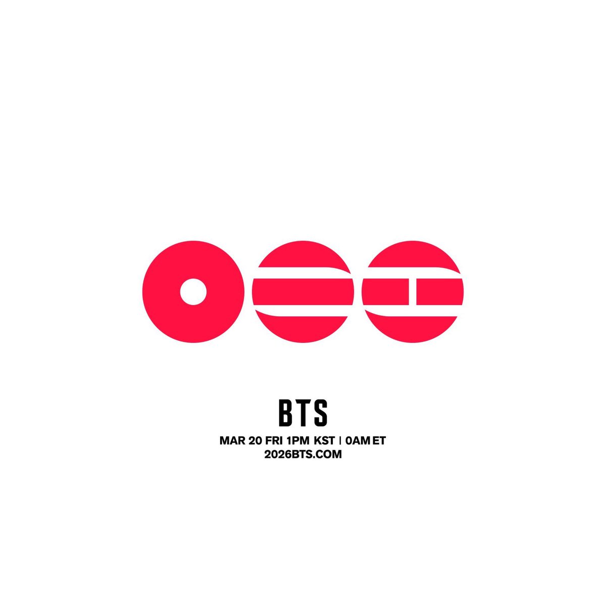 PopBase's tweet image. BTS’ new album is officially titled ‘ARIRANG.’

Out March 20th.