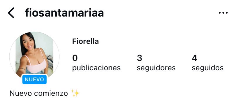 Después del robo a mi celular decidí cerrar mis cuentas. Hoy vuelvo a abrir mi Instagram. Síganme ❤️